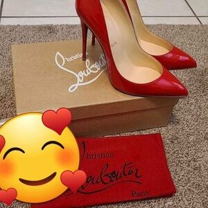 Christian Louboutin Glossy Red Heels